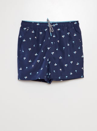 Short de bain à motif