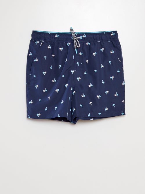 Short de bain à motif - Kiabi