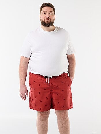 Short de bain à motif