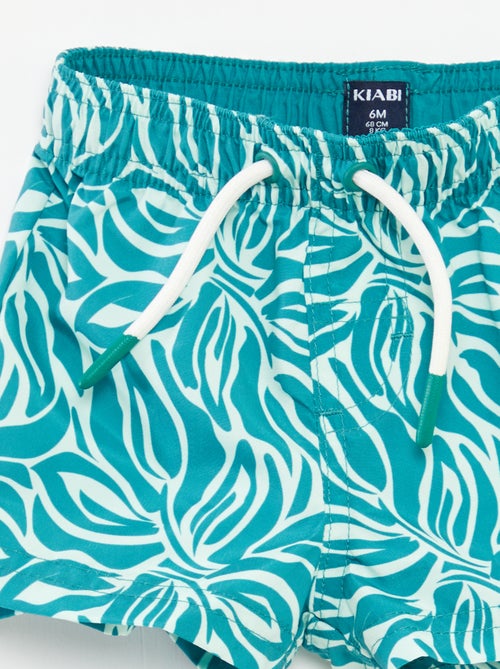 Short de bain à motif - Kiabi