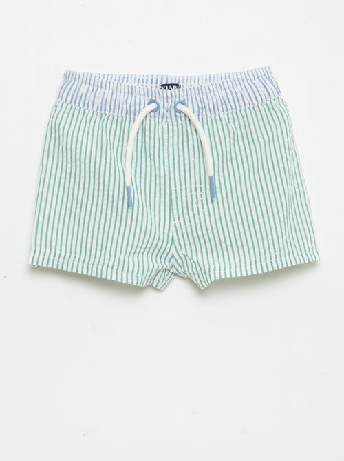 Short de bain à motif - Kiabi
