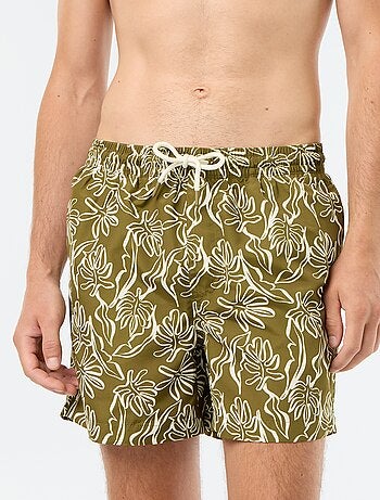 Short de bain à motif