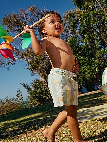 Short de bain à motifs