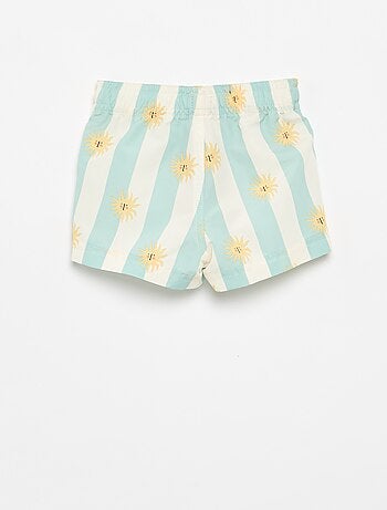 Short de bain à motifs
