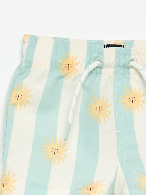 Short de bain à motifs - Kiabi