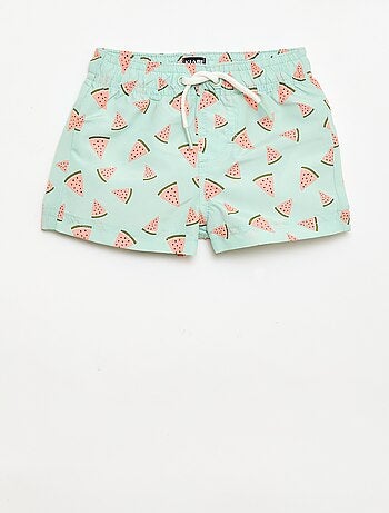 Short de bain à motifs