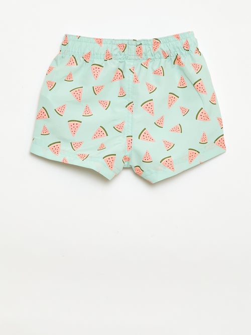 Short de bain à motifs - Kiabi