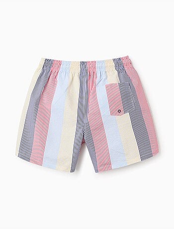 Short de bain à rayures et cordon de serrage You&Me