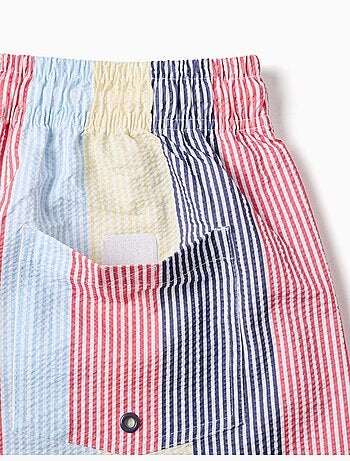 Short de bain à rayures et cordon de serrage You&Me
