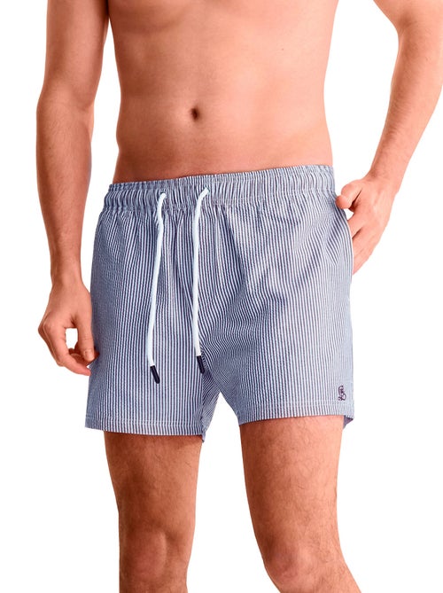 Short de bain à rayures men swimwear - Kiabi Short de bain à rayures men swimwear - Kiabi