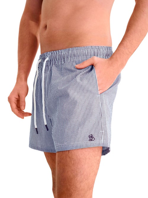 Short de bain à rayures men swimwear - Kiabi Short de bain à rayures men swimwear - Kiabi