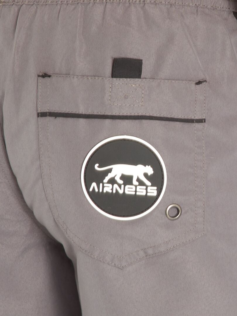 Short de bain 'Airness' Gris - Kiabi