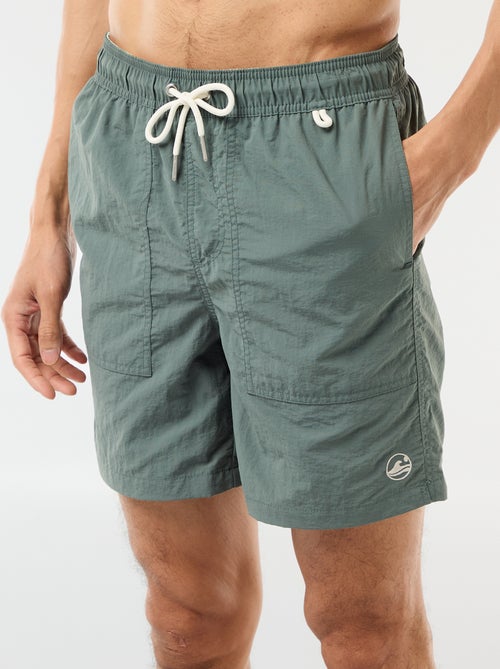 Short de bain avec grandes poches - Kiabi