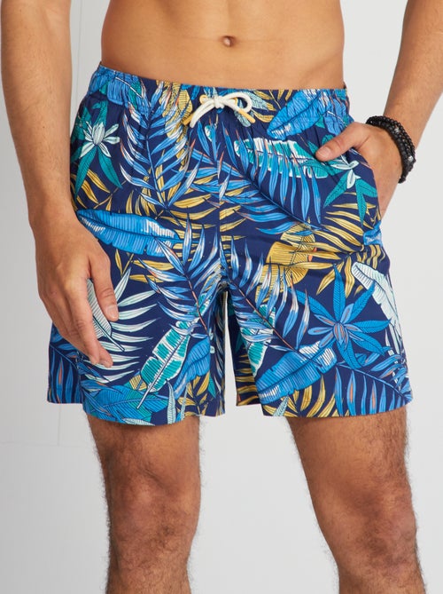 Short de bain avec imprimé - Kiabi