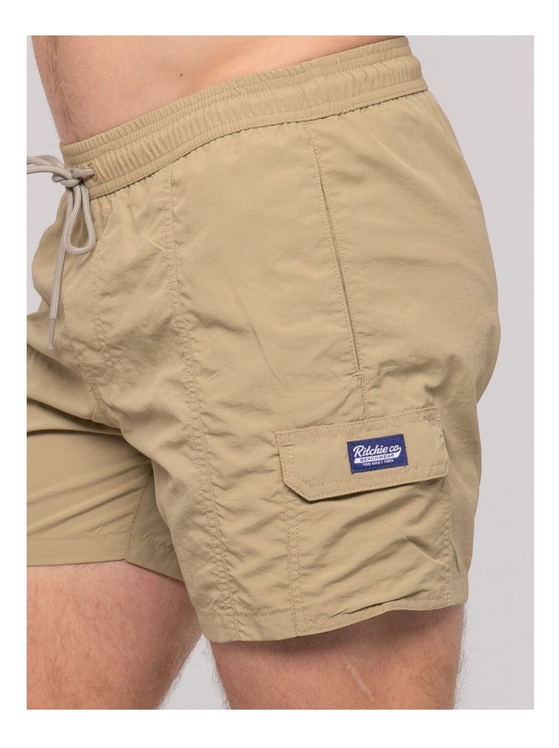 Short de bain battle GADOT Beige - Kiabi