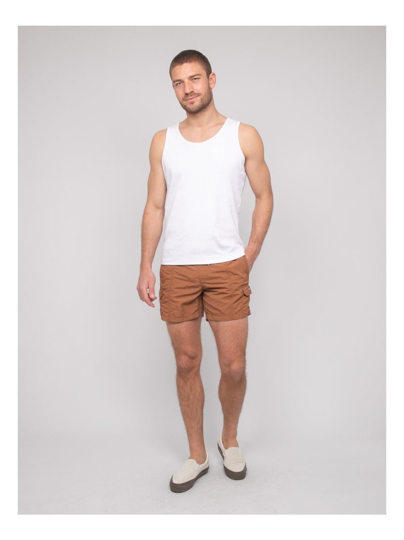Short de bain battle GADOT Marron - Kiabi