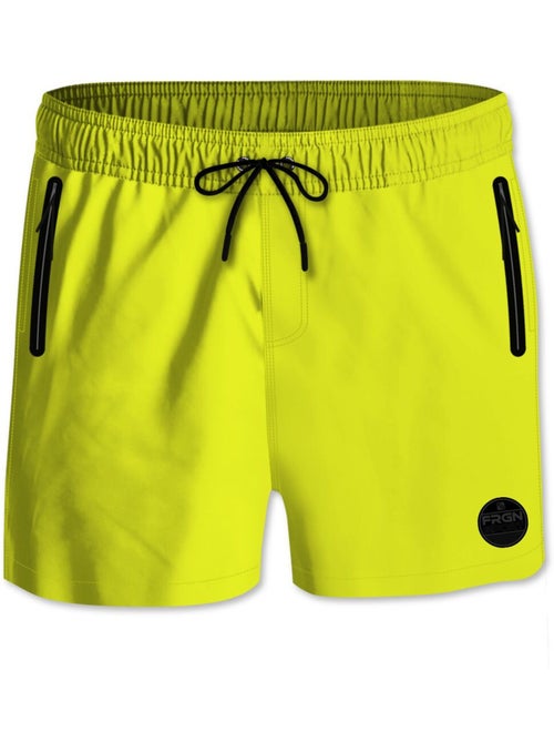 Short de bain court homme avec doublure neon premium freegun - Kiabi Short de bain court homme avec doublure neon premium freegun - Kiabi