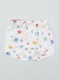 Short de bain fantaisie Blanc - Kiabi