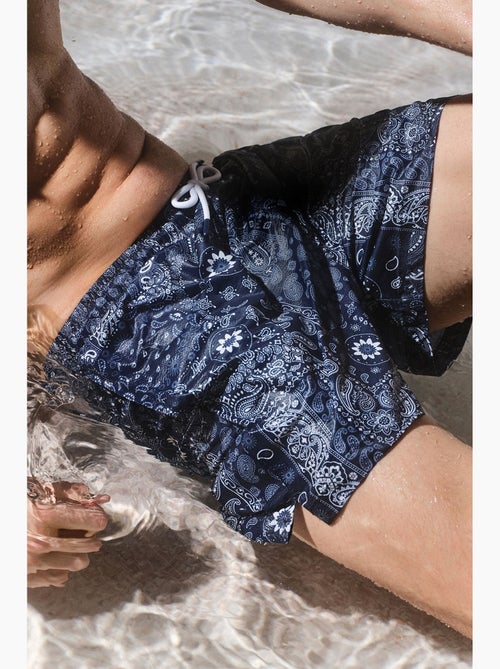 Short de bain homme à motif ethnique paisley penti - Kiabi