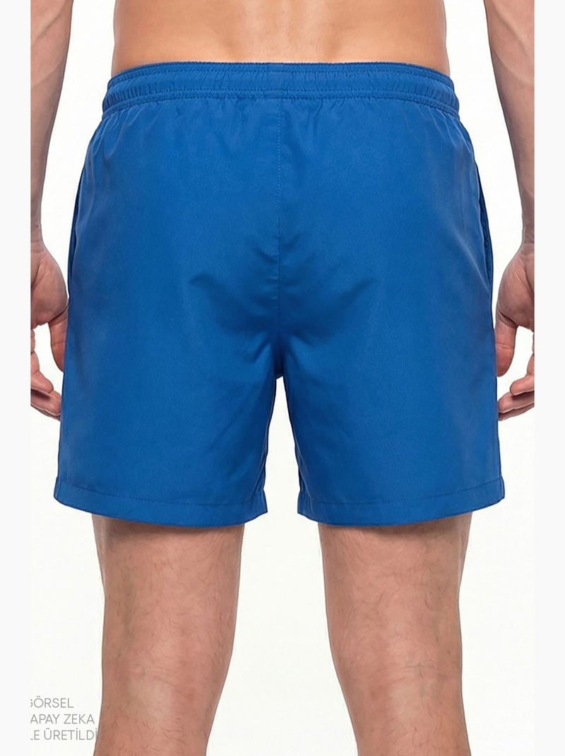 Short de bain homme à motif tennis club slogan penti Bleu cobalt - Kiabi