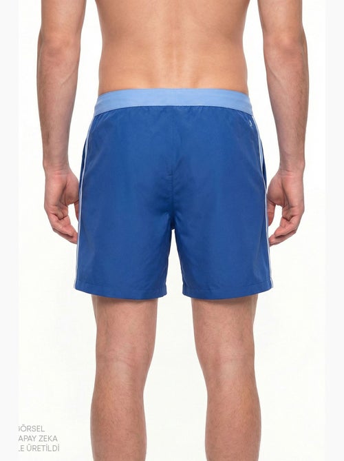 Short de bain homme à passepoil fin penti - Kiabi Short de bain homme à passepoil fin penti - Kiabi