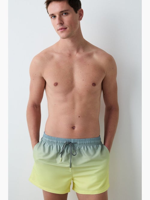 Short de bain homme à rayures dégradées penti - Kiabi