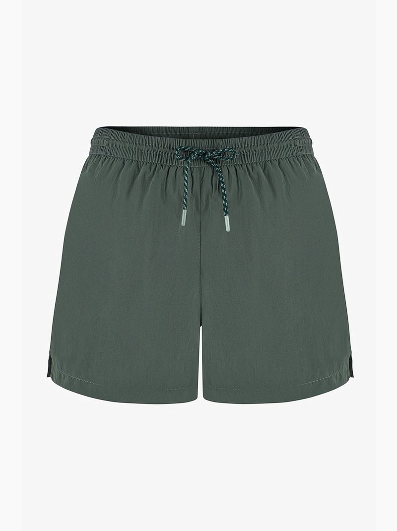 Short de bain homme basic dark penti Kaki - Kiabi