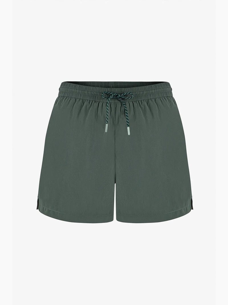 Short de bain homme basic dark penti Kaki - Kiabi