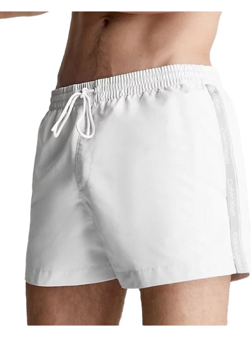 Short de bain Homme Calvin Klein Blanc - Kiabi