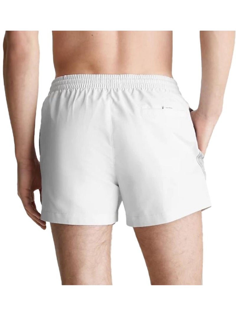 Short de bain Homme Calvin Klein Blanc - Kiabi