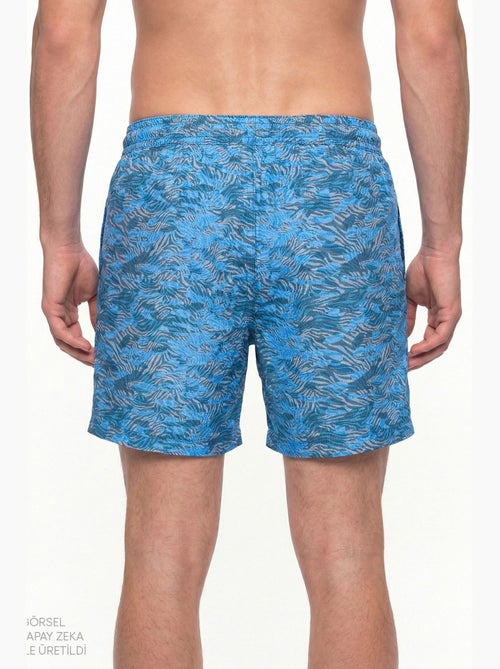 Short de bain homme ceinturé à imprimé camouflage zèbre profond penti - Kiabi Short de bain homme ceinturé à imprimé camouflage zèbre profond penti - Kiabi