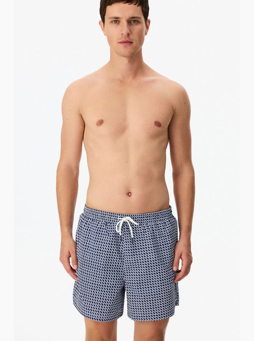 Short de bain homme countty club à motif géométrique penti - Kiabi Short de bain homme countty club à motif géométrique penti - Kiabi