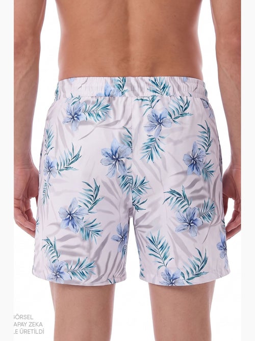 Short de bain homme fleuri penti - Kiabi Short de bain homme fleuri penti - Kiabi
