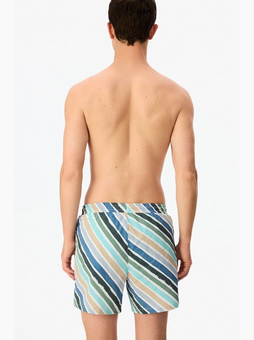 Short de bain homme rayé cros line penti - Kiabi Short de bain homme rayé cros line penti - Kiabi