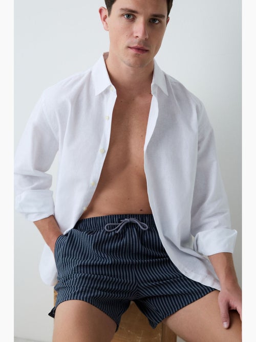 Short de bain homme rayé penti - Kiabi Short de bain homme rayé penti - Kiabi