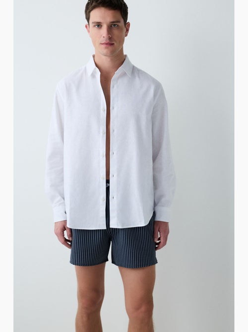 Short de bain homme rayé penti - Kiabi Short de bain homme rayé penti - Kiabi