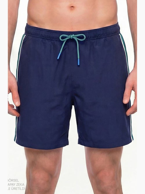 Short de bain homme retro tennis penti - Kiabi Short de bain homme retro tennis penti - Kiabi