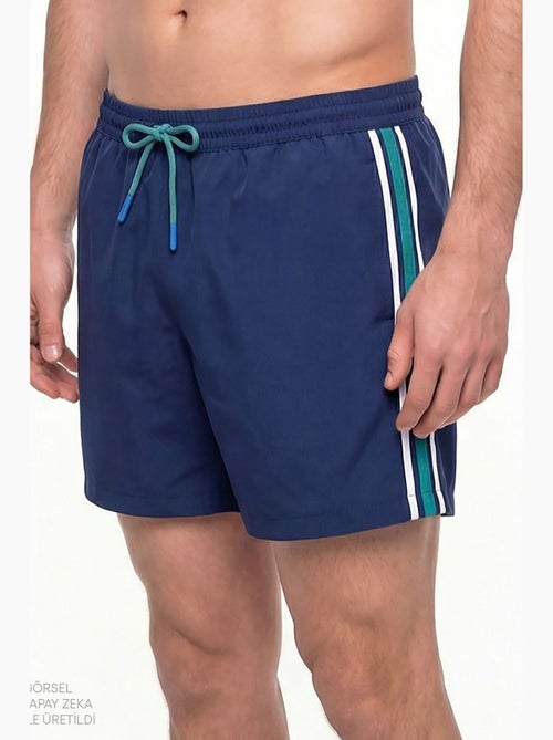 Short de bain homme retro tennis penti - Kiabi Short de bain homme retro tennis penti - Kiabi