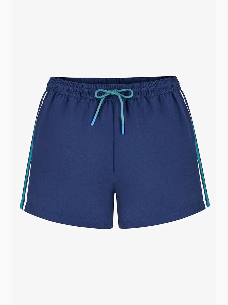 Short de bain homme retro tennis penti Bleu marine - Kiabi