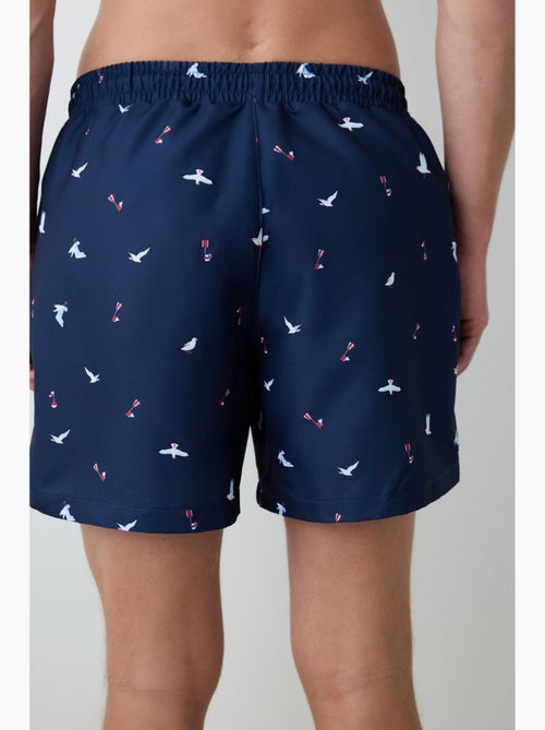 Short de bain homme seagull taille mi-haute penti - Kiabi Short de bain homme seagull taille mi-haute penti - Kiabi