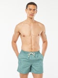 Short de bain imprimé fantaisie Vert - Kiabi