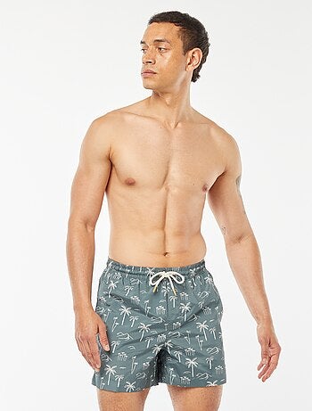 Short de bain imprimé fantaisie