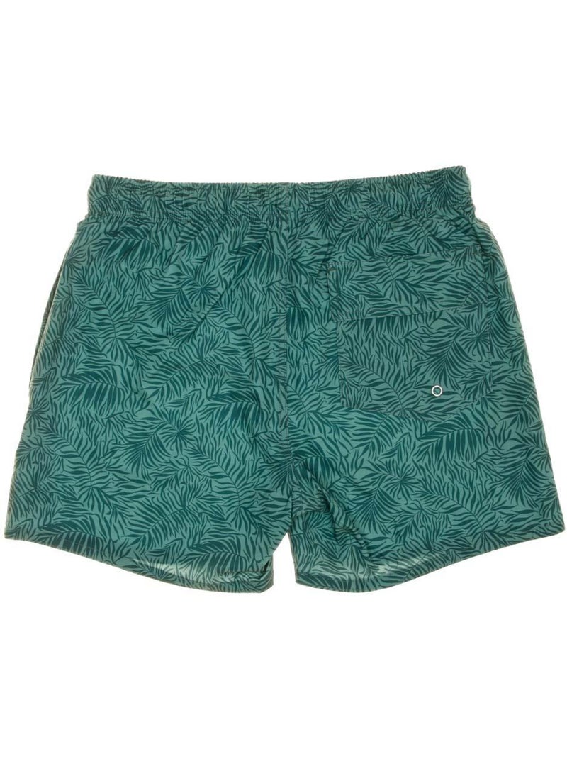 Short de bain Imprimée Homme Sun project Vert foncé - Kiabi