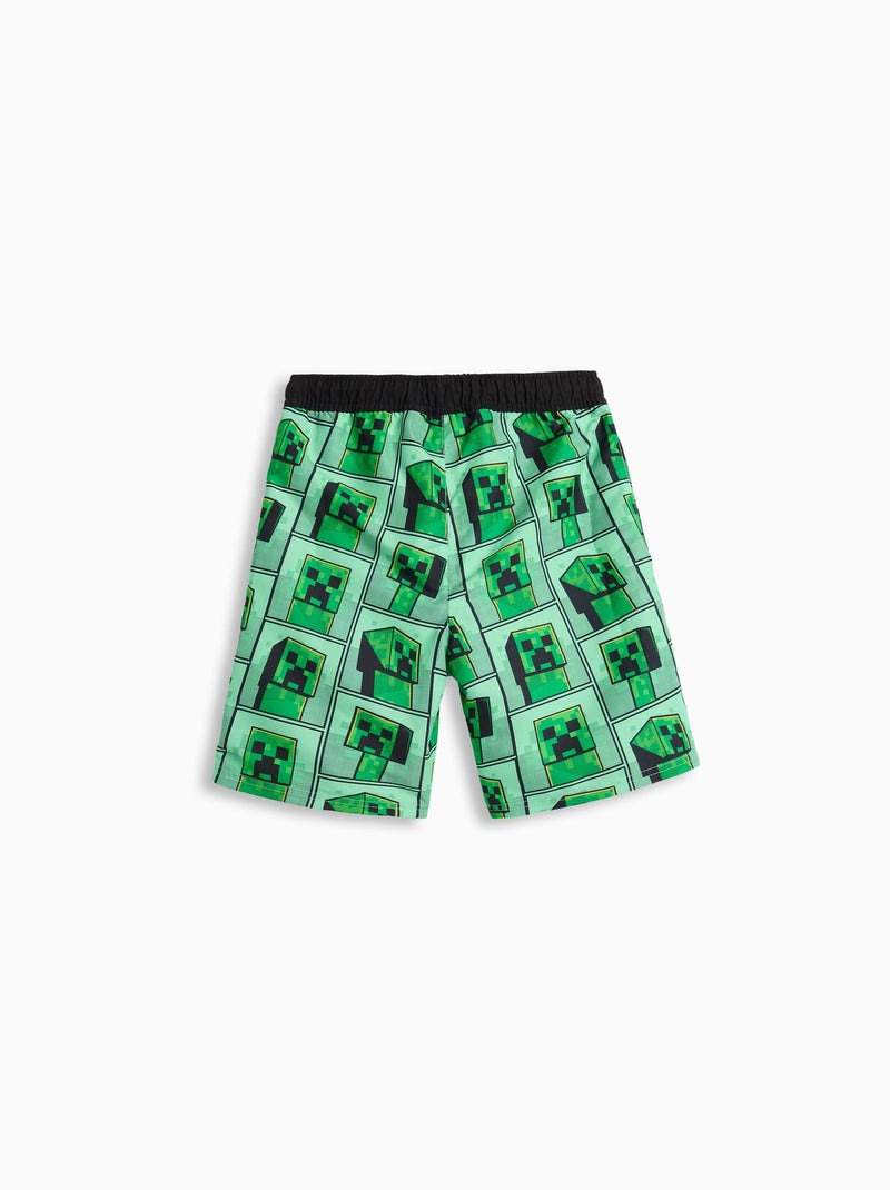 Short de bain 'minecraft', mo fashion Noir - Kiabi