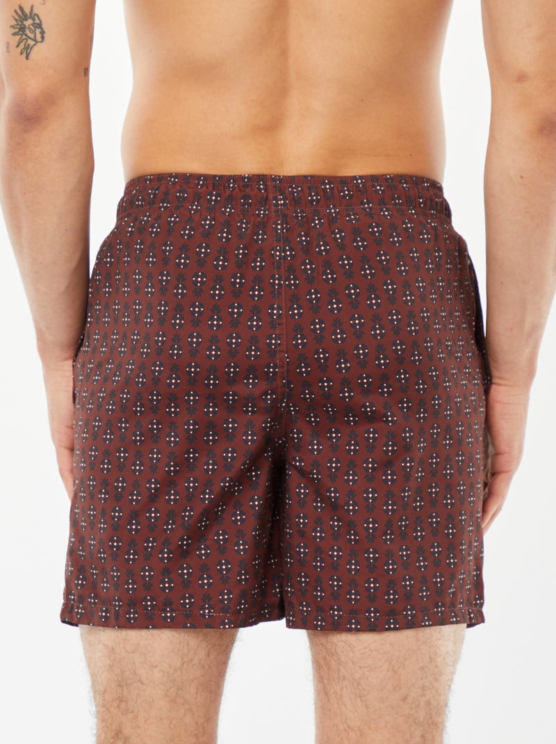 Short de bain motifs ananas VERT - Kiabi