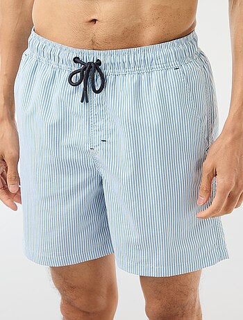Short de bain rayé