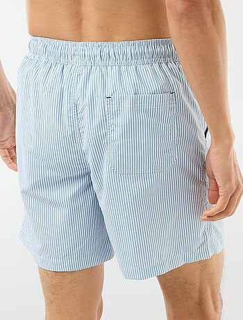 Short de bain rayé