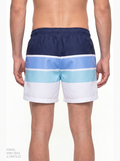 Short de bain rayé homme penti - Kiabi Short de bain rayé homme penti - Kiabi