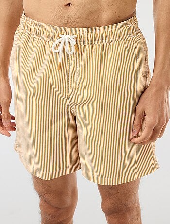 Short de bain rayé