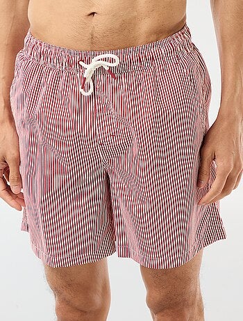 Short de bain rayé